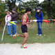 Yush, then a college freshman, during a cross country race.